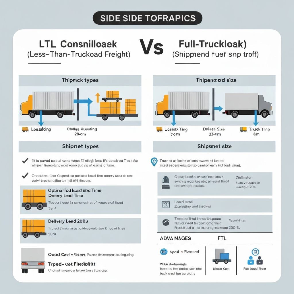 LTL vs FTL Shipping Guide 2025: Complete Decision Framework